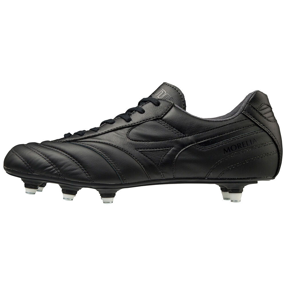 Mizuno Men's Morelia II Elite SI Soccer Cleats Black (P1GC200300-AFS)